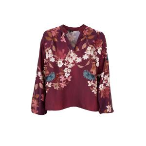 Blus, Blommig Plommon, Zendaya - Black Colour