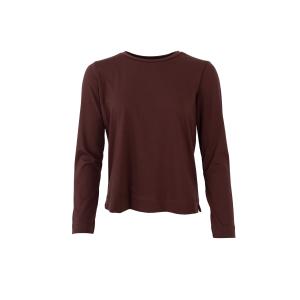 T-shirt Lång Ärm, Brun May - Black Colour