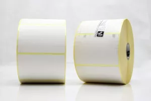 Etiketter, Rulle, DT, Perf, 76x51Ø25,4 mm, 1370 st/rulle