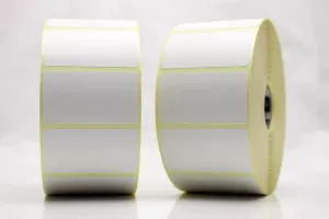 Etiketter, Rulle, TT, Zebra Z-Select 2000T, Perf, 57x32Ø25,4 mm, 2100 st/rulle