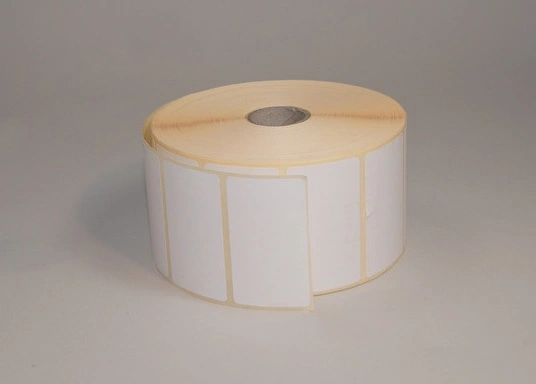 Etiketter, Rulle, TT, Zebra Z-Select 2000T, Perf, 57x32Ø25,4 mm, 2100 st/rulle