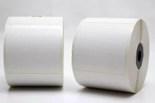 Etiketter, Rulle, DT, 56x45Ø12,7/25,4 mm, 600 st/rulle
