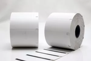 Hyllkantsetiketter, Rulle, DT, Läsmärke (Blackmark), 60x24Ø25,4 mm, 1000 st