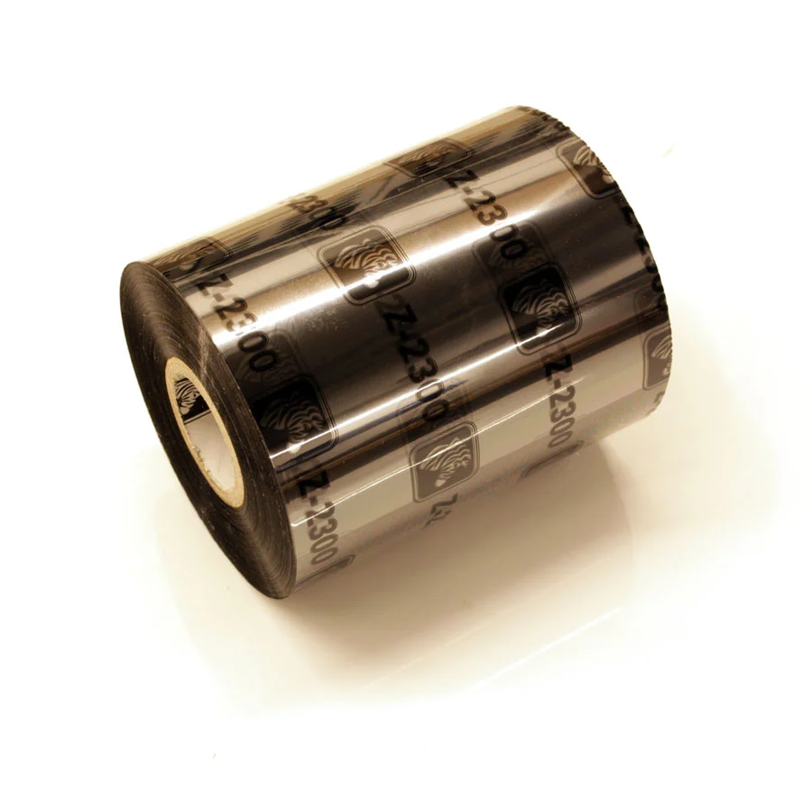 Transferband, Zebra 2300, Vax, 89 mm x 450 m Ø 25,4 mm