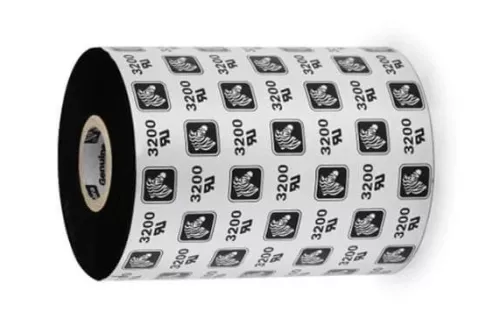 Transferband, Zebra 3200, Vax/harts (resin), 110 mm x 450 m Ø 25,4 mm