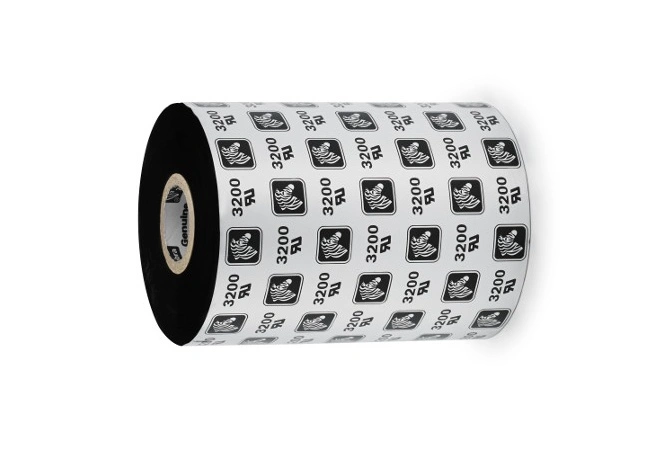Termotransferband, Zebra 3200, Vax/harts (resin), 156 mm x 450 m Ø 25,4 mm