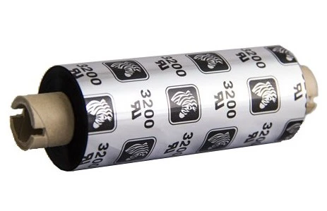 Termotransferband, Zebra 3200, Vax/harts (resin), 84 mm x 74 m Ø 12,7 mm