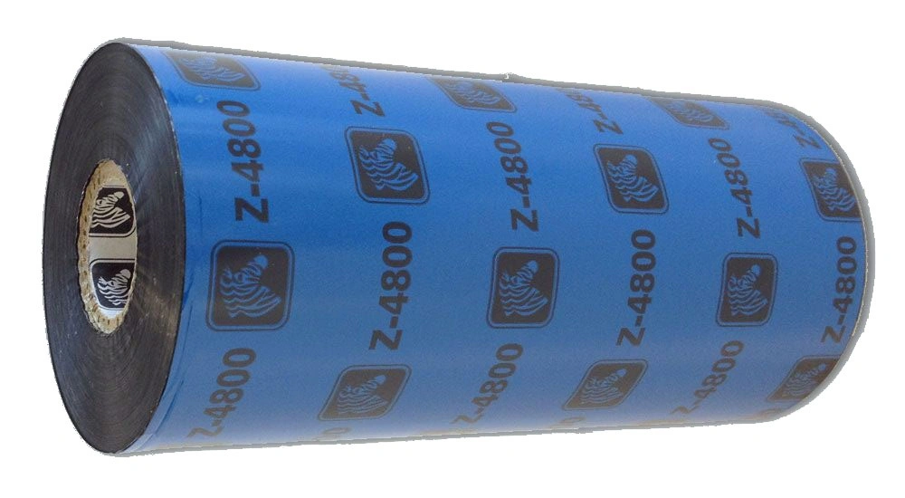 Transferband, Zebra 4800, Harts (resin), 110 mm x 450 m Ø 25,4 mm