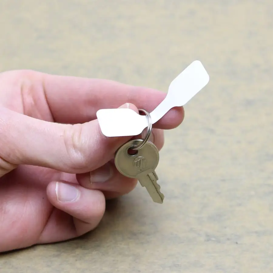 Smyckesetiketter, Rulle, DT, Butterfly (smyckesetikett), 56x13Ø25,4 mm, 3510 st/rulle