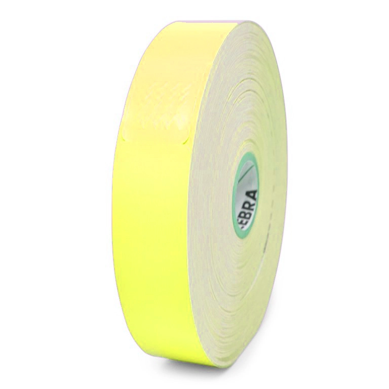 Festivalarmband på rulle, för vanliga etikettskrivare, Gul, Endagsband, 350 band/rulle, Zebra Z-Band Fun