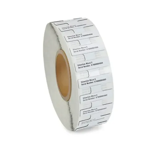 Zebra RFID-etiketter, Silverline Slim II ETSI (Monza R6-P) On-metal, 45x13Ø76 mm, 600 st/rulle