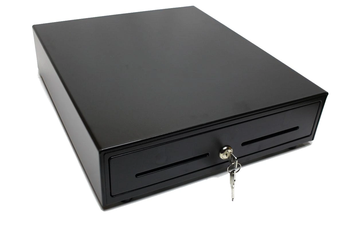 Kassalåda, 4 sedelfack, Svart, Maken MK-350