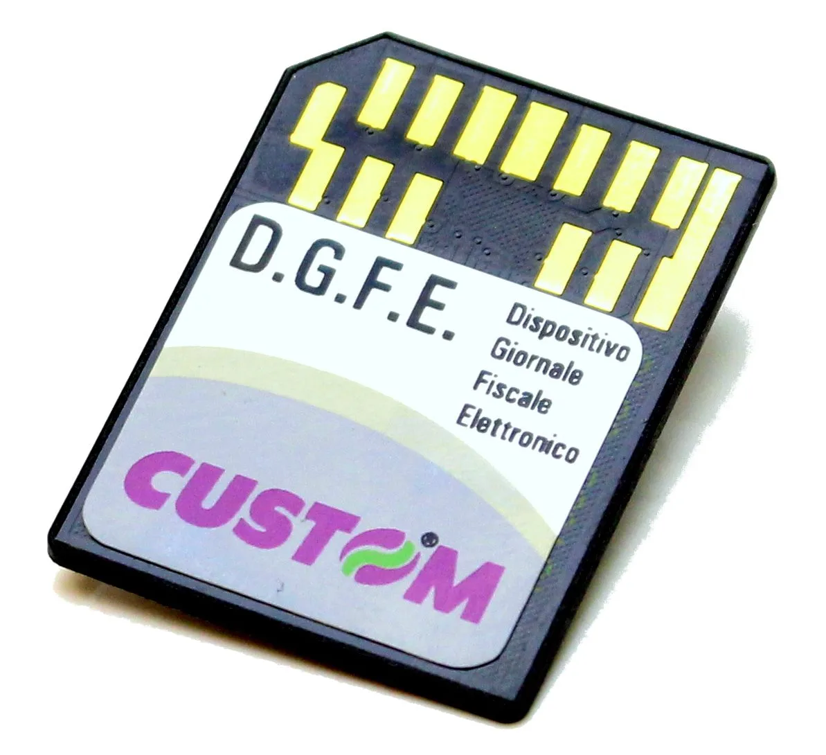 Minneskort, EJ, Elektronisk journal, Custom kassaregister