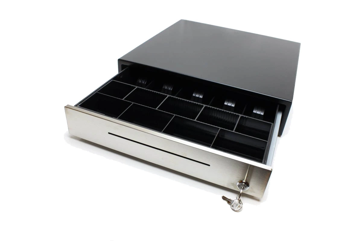 Kassalåda, Manuell öppning, 5 sedelfack, Glancetron 8045