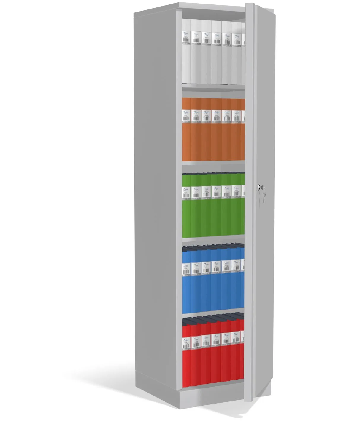 Förvaringsskåp, 5 hyllor, 40 pärmar, AM1845