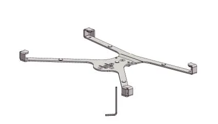 Fästplatta för iPad Pro 12,9" (2018), SpacePole X-Frame