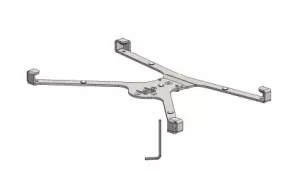 Fästplatta för iPad Pro 12,9" (2018), SpacePole X-Frame