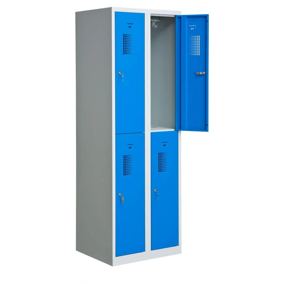 Förvaringsskåp, Klädskåp, Helsvetsat, 4 fack, OS-22