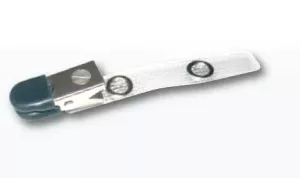 Gummiklädd krokodilklämma för ID-kortshållare, Förpackning 100 st