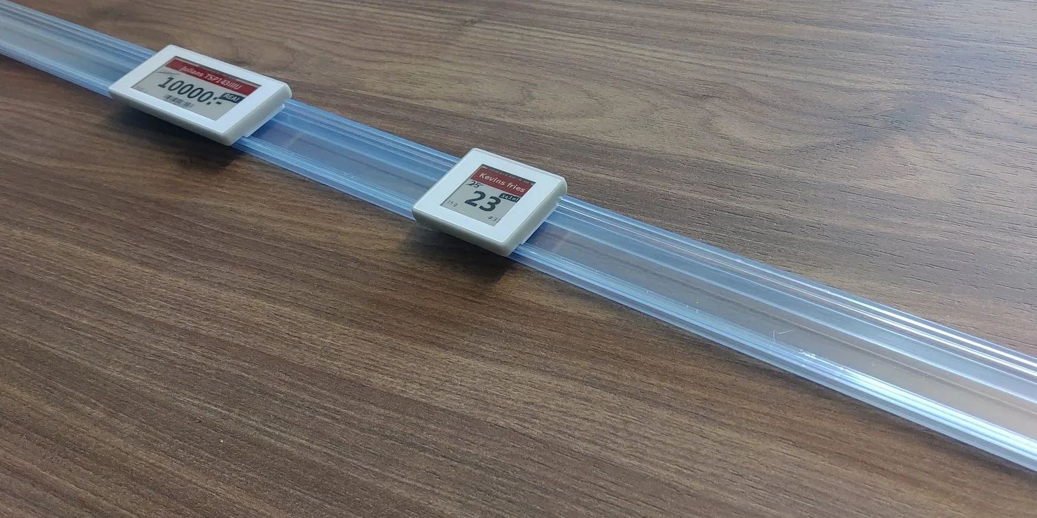 Hyllkantslist för Opticon ESL-system (typ B)