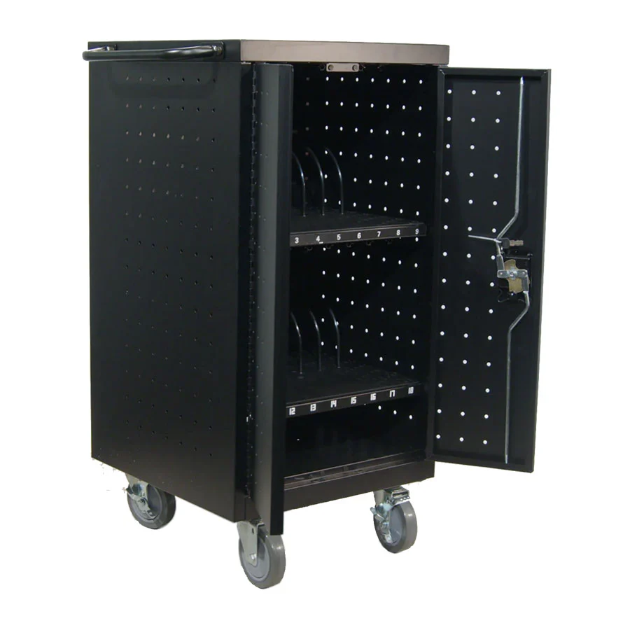 Laptopvagn med laddning, 18 platser, BK-LTV18