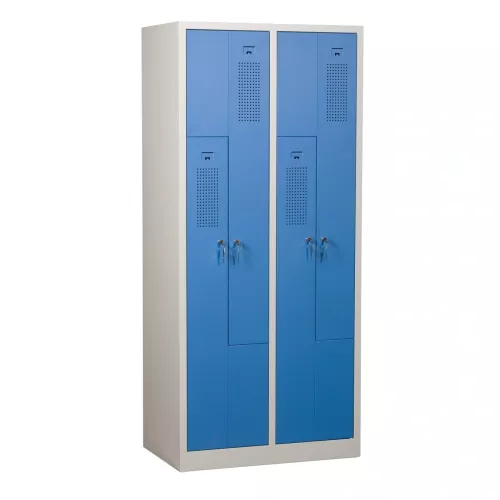 Klädskåp, 4 dörrar, Z-skåp, Z-71362