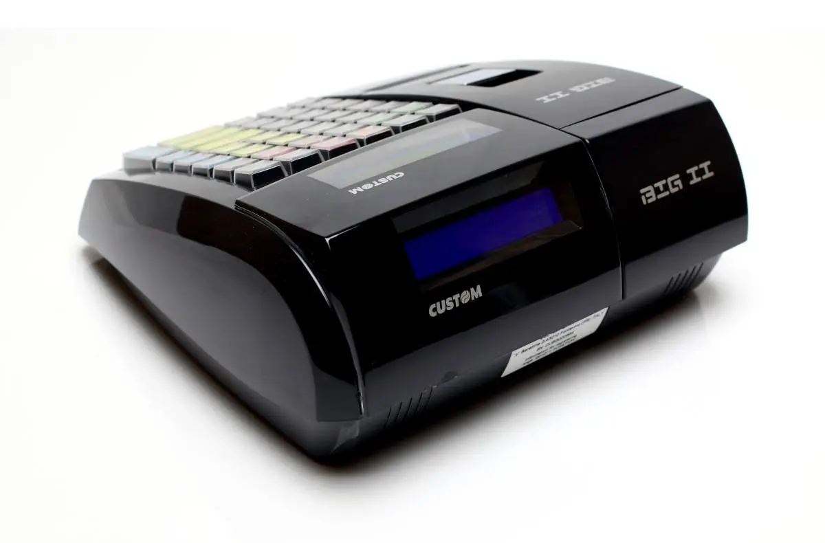 Kassaregister, Salong, Butik, Custom Big II, med kontrollenhet