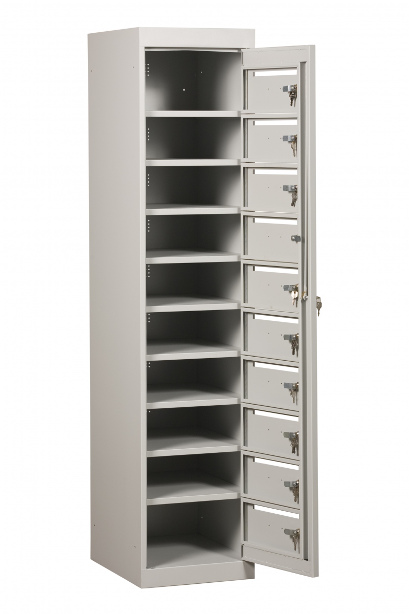 Postsortering PostFlex 10, med 10 fack