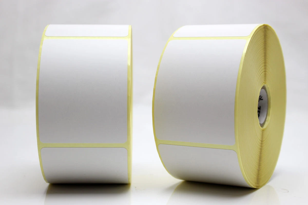 Etiketter, Rulle, TT, Zebra Z-Select 2000T, 57x76Ø25,4 mm, 930 st/rulle