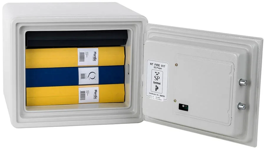 Dokumentskåp, Kassaskåp, Brandsäkert, Hem, Kontor, 3 pärmar, 60P, EM-020