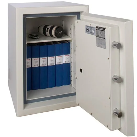 Kassaskåp, Inbrottssäkert, Elkodlås, 120 minuters brandskydd, NSB 02