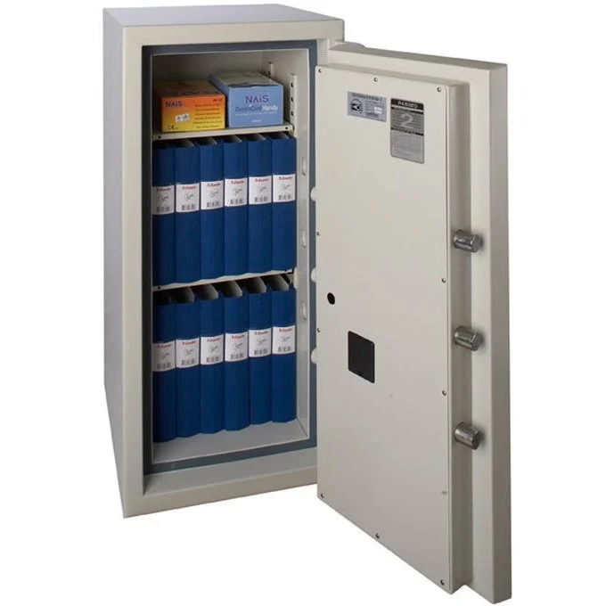 Kassaskåp, Inbrottssäkert, Elkodlås, 120 minuters brandskydd, NSB 05