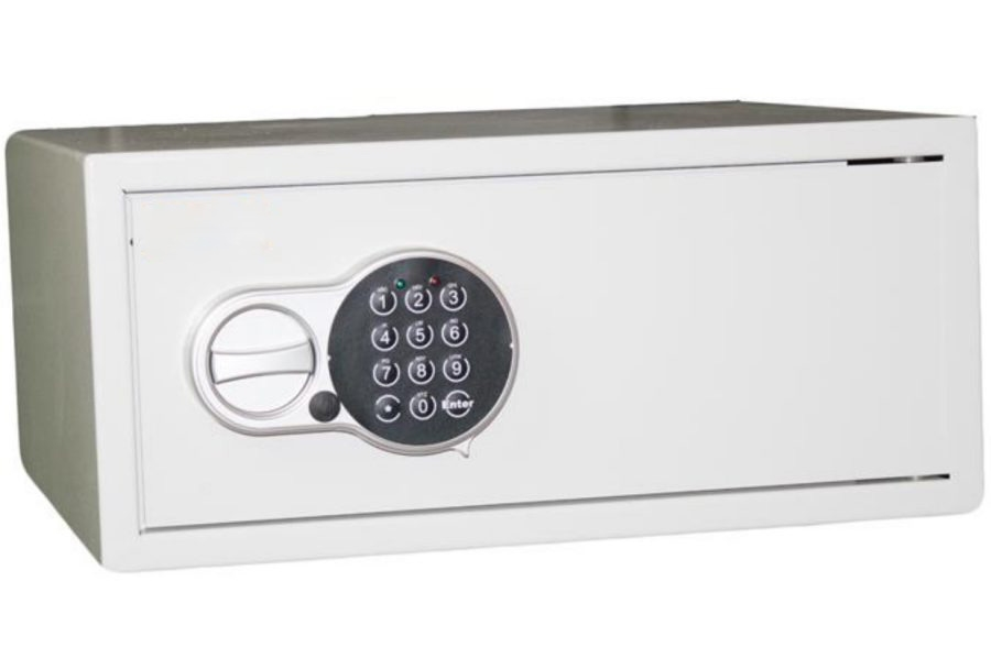 Värdeskyddsskåp för bärbara datorer, Elkodlås, T-20