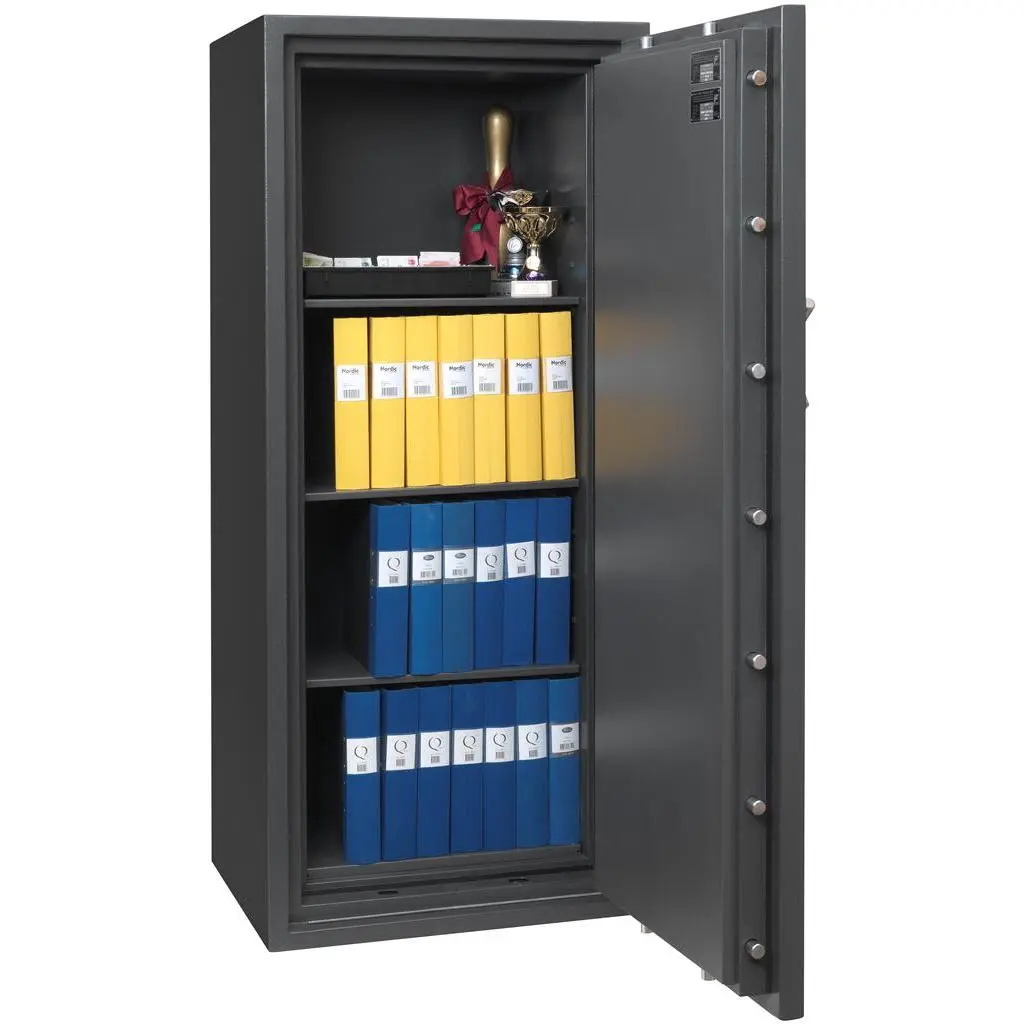 Stort värdeskåp, Inbrottsskydd, Brandskydd, EN-1143-1, Grade 1, 60P, Garant 165E
