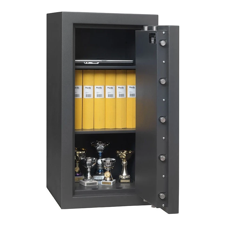 Värdeskåp, Inbrottssäkert, Elkodlås, EN-1143-1, Grade II, Bastion 99E