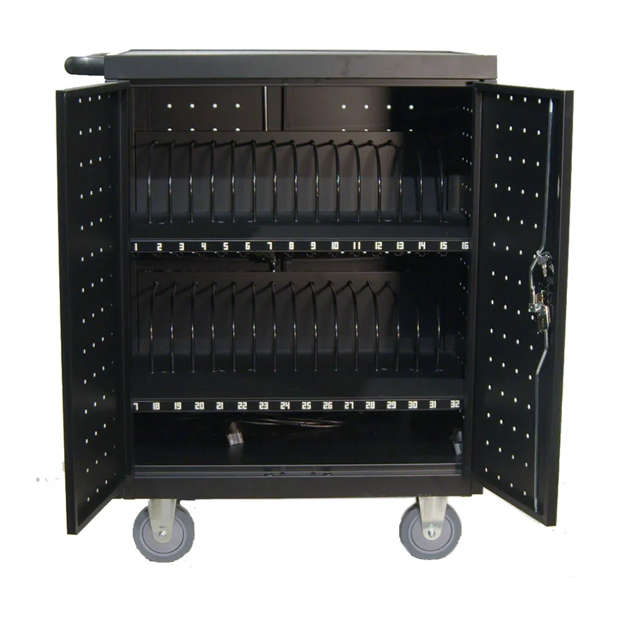 Laptopvagn med laddning, 32 platser, BK-LTV32