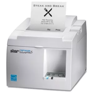 Kvittoskrivare (vit färg), USB-anslutning, Star TSP143IIIU