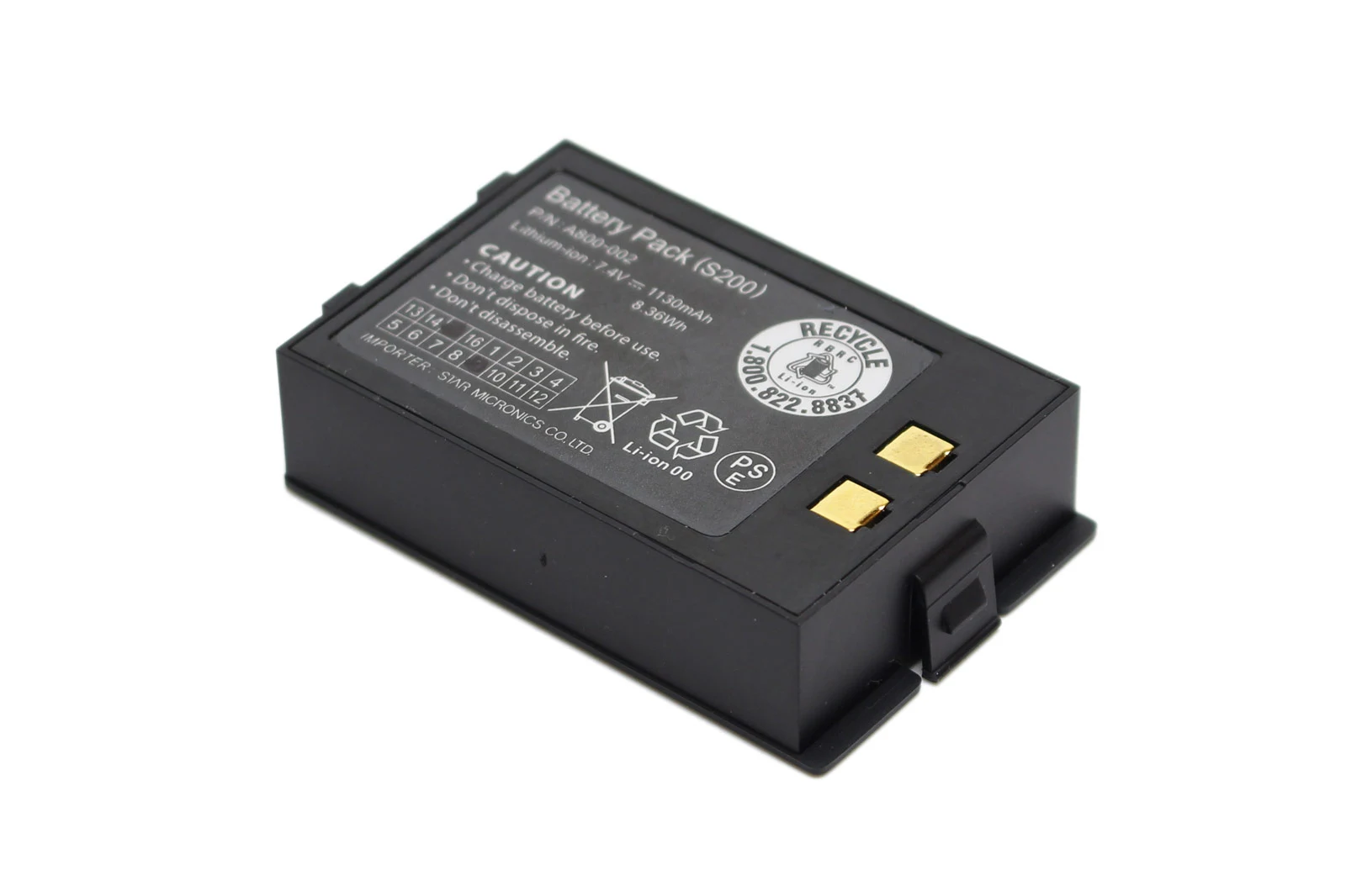 Batteri, för mobil kvittoskrivare, Star SM-S220i