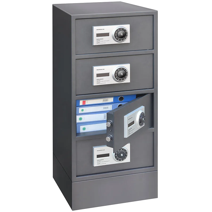 Stöldskyddsskåp, Småfacksskåp, Elkodlås, MSB 234