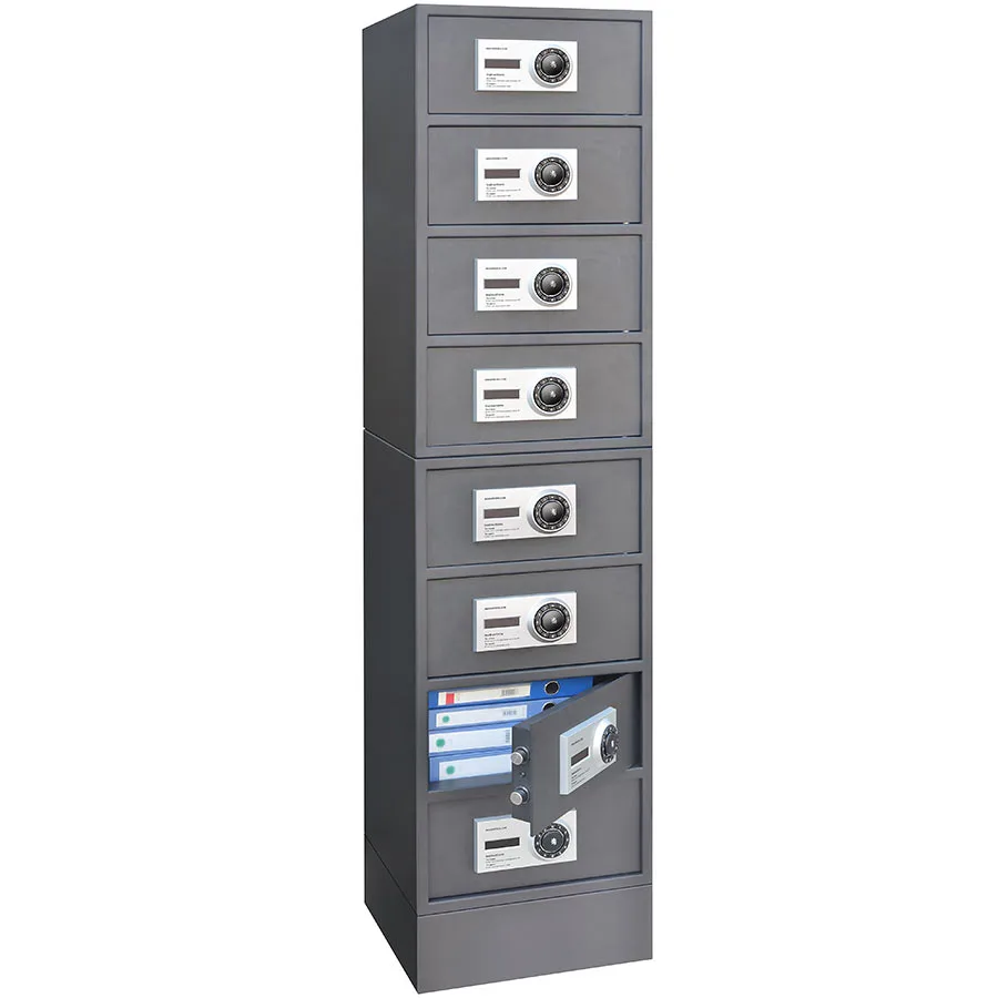 Stöldskyddsskåp, Småfacksskåp, Elkodlås, MSB 238