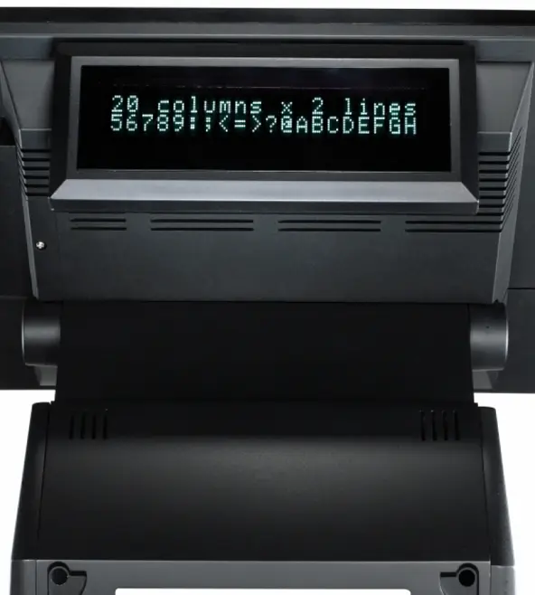 Kunddisplay för kassadator  POS 485 och 325