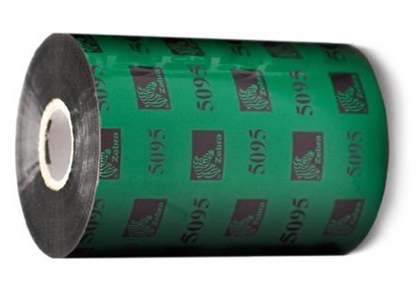 Termotransferband, Zebra 5095, Harts (resin), 56,9 mm x 74 m Ø 12,7 mm