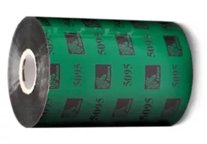 Termotransferband, Zebra 5095, Harts (resin), 56,9 mm x 74 m Ø 12,7 mm