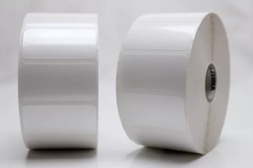 Etiketter, Rulle, TT, Plast, Zebra Z-Ultimate 3000T, 51x25Ø25,4 mm, 2580 st/rulle