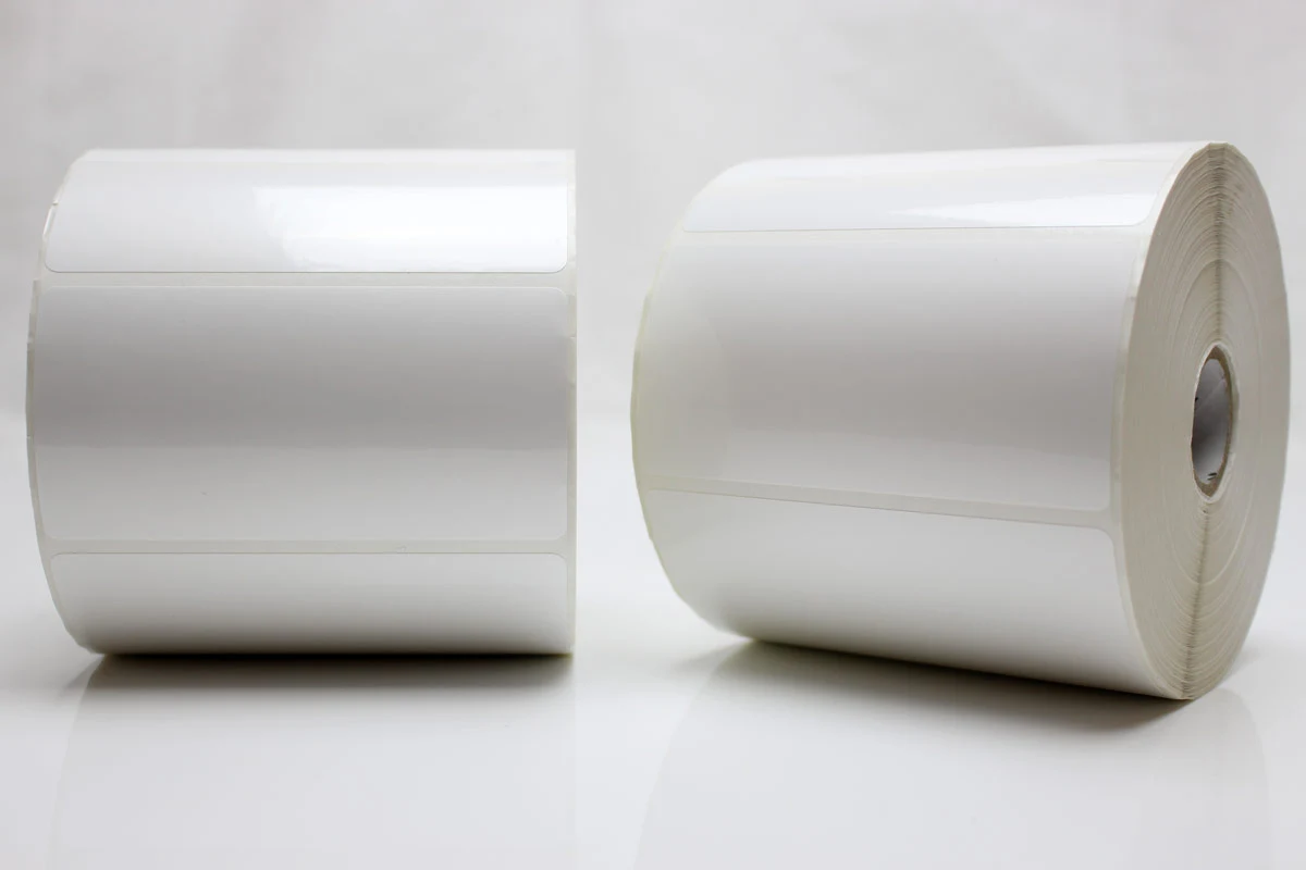 Etiketter, Rulle, TT, Plast, Zebra Z-Ultimate 3000T, 76x51Ø25,4 mm, 1370 st/rulle