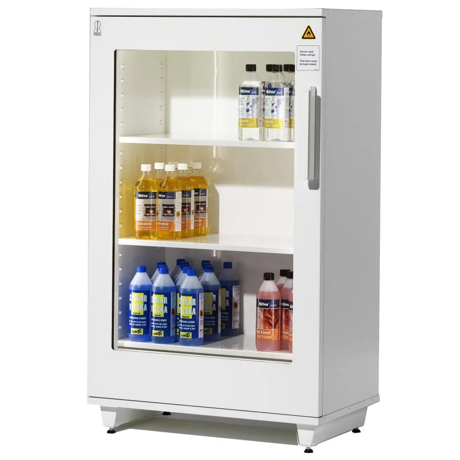 Brandskåp, Brandavskiljande, 84 flaskor, LED-belyst, SP 2369 klass I, version 5