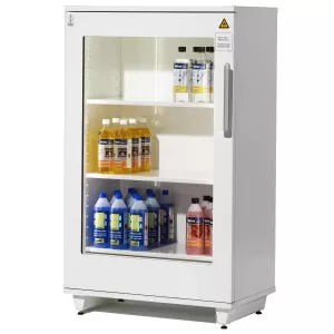 Brandskåp, Brandavskiljande, 84 flaskor, LED-belyst, SP 2369 klass I, version 5