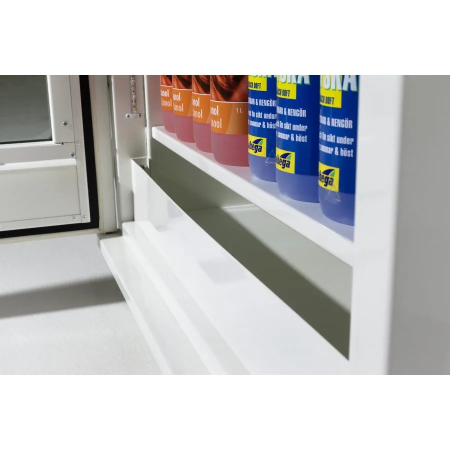 Brandskåp, Brandavskiljande, 135 flaskor, LED-belyst, SP 2369 klass I, version 6