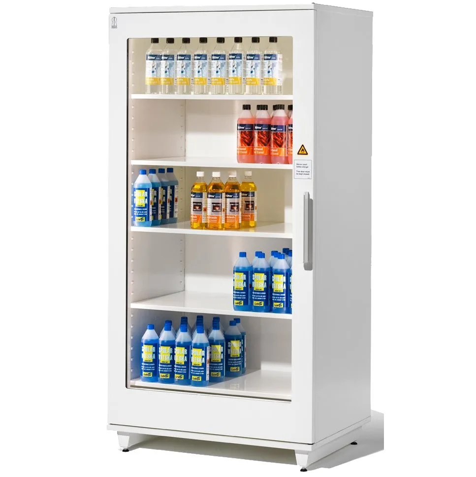 Brandskåp, Brandavskiljande, 400 flaskor, LED-belyst, SP 2369 klass I (version 6)