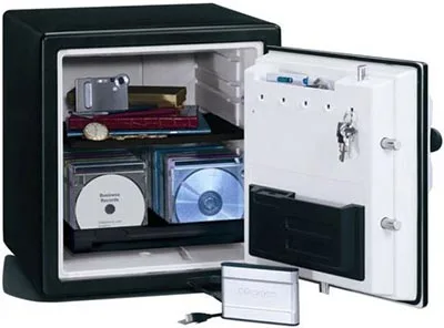 Kassaskåp, Datamediaskåp, Extern USB-port, Brandsäkert, M-4531